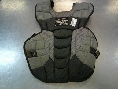 Used Rawlings Chest Catchers Chest Protector Black Adult 11339-s000199328