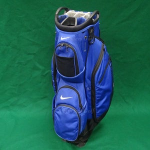 Nike M9 Cart III BG0364 401 Blue/Black Golf Cart Bag w/ Raincover