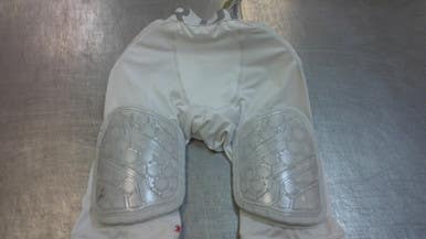 Used Under Armour Youth Fb Integrated Pants White Lg 11339-s000196169