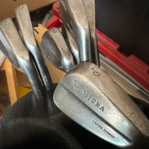 Men's Miura Tournament Blade Right Handed Iron Set Stiff Flex Graphite/Steel Shaft (Used)