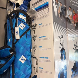NEW TaylorMade Team TaylorMade Junior Golf Set Size 3 Right-Handed Ages 10-12 Complete Set + Bag