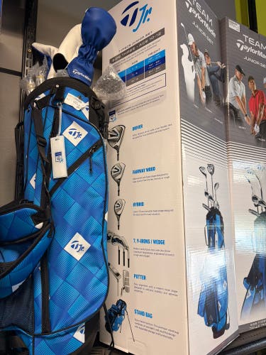 NEW TaylorMade Team TaylorMade Junior Golf Set Size 3 Right-Handed Ages 10-12 Complete Set + Bag