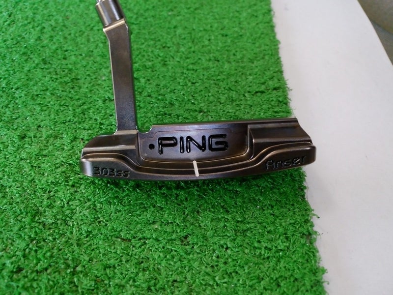Ping Redwood Black Nickel Anser 303ss Putter - Black Dot - 34