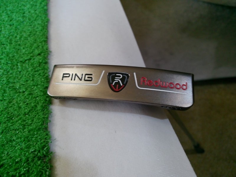Ping Redwood Black Nickel Anser 303ss Putter - Black Dot - 34