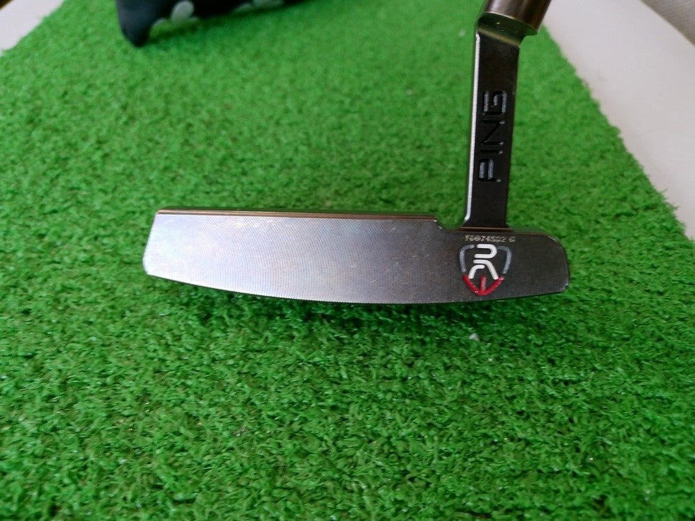 Ping Redwood Black Nickel Anser 303ss Putter - Black Dot - 34