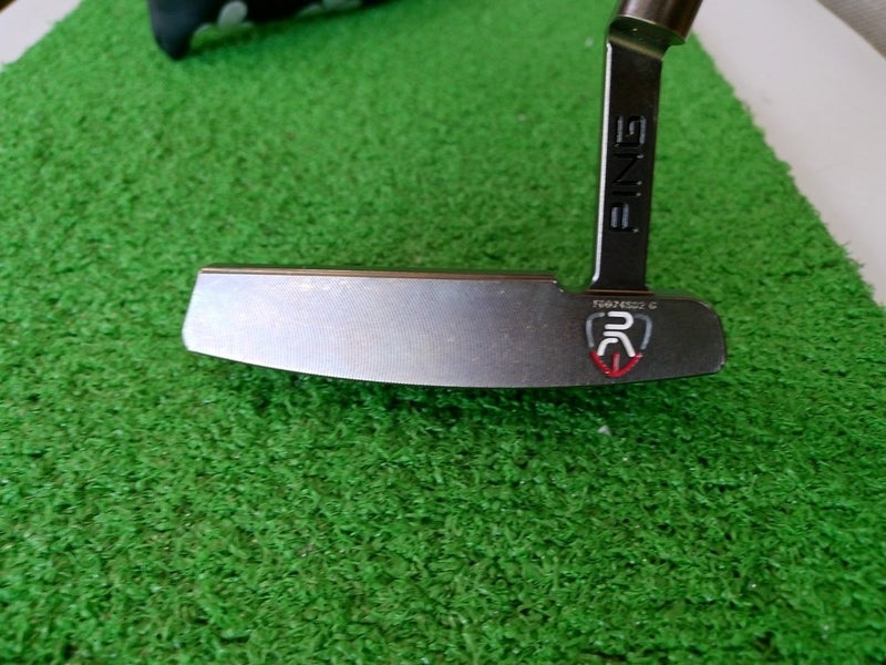 Ping Redwood Black Nickel Anser 303ss Putter - Black Dot - 34