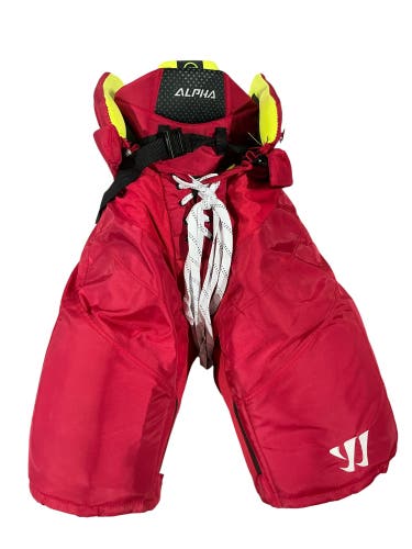 Warrior Alpha LX PRO Pro Stock Hockey Pants Medium Red (Used) 2602