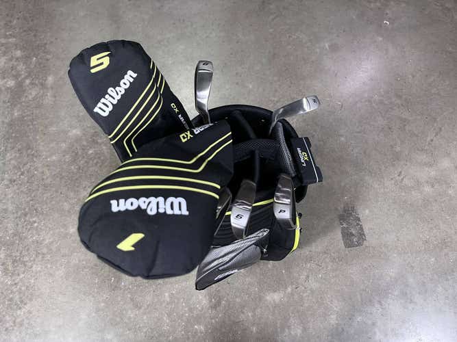 Wilson Linear XD Club Set Driver 5W 4H 6-PW+SW Putter Graphite & Steel RH Bag