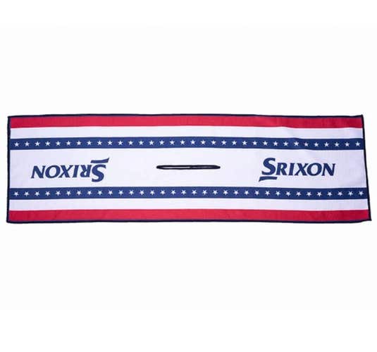 Srixon All American Collection Towel (Red/White/Blue, 13.4" x 43.4") LE 2026 NEW