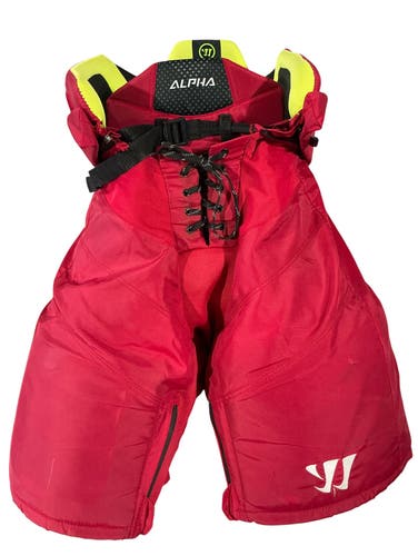 Warrior Alpha LX PRO Pro Stock Hockey Pants Medium Red (Used) 2604