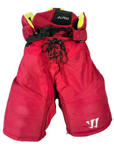 Warrior Alpha LX PRO Pro Stock Hockey Pants Large Red (Used) 2605