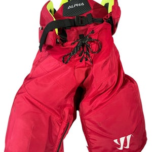 Warrior Alpha LX PRO Pro Stock Hockey Pants Medium Red (Used) 2606