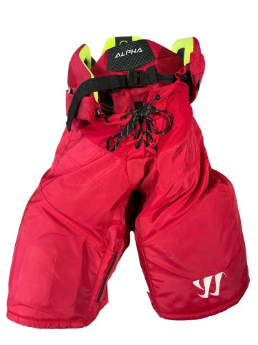 Warrior Alpha LX PRO Pro Stock Hockey Pants Medium Red (Used) 2606