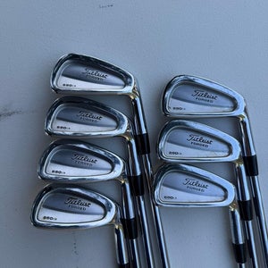 Titleist 690 CB Forged Iron Set 4-PW FCM 6.5 Rifle Extra Stiff Flex STD NICE
