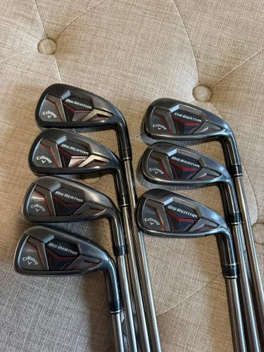 Callaway 2019 Big Bertha Iron Set 4-PW Recoil ESX F2 Senior Flex Standard READ