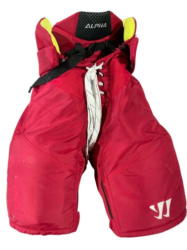 Warrior Alpha LX PRO Pro Stock Hockey Pants Medium Red (Used) 2607