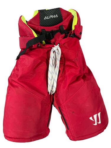 Warrior Alpha LX PRO Pro Stock Hockey Pants Medium Red (Used) 2608