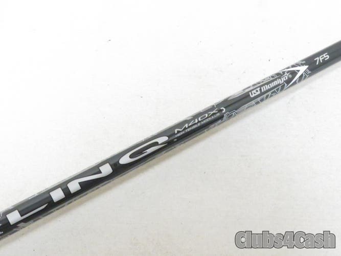 UST Mamiya LINQ M40x White 7F5 Stiff Driver Shaft+Callaway Opti-Fit Adapter