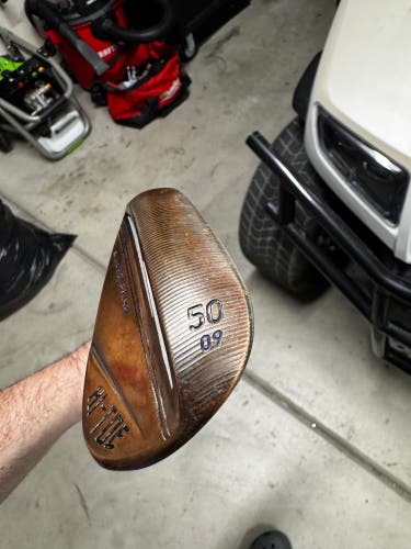 2 Pack Men's TaylorMade Milled Grind HI-TOE 3 Copper Left Hand Wedges 50 and 56 Degree(Used)