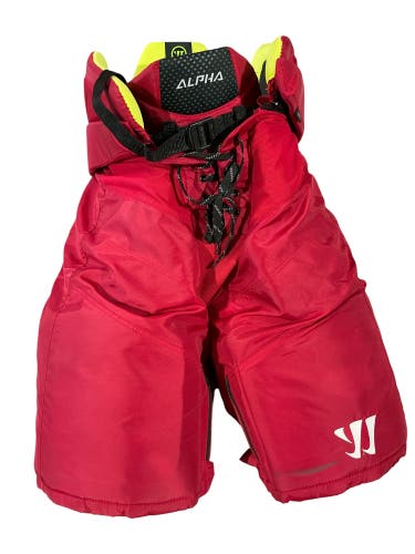 Warrior Alpha LX PRO Pro Stock Hockey Pants Large Red (Used) 2611