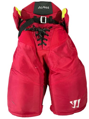Warrior Alpha LX PRO Pro Stock Hockey Pants Medium Red (Used) 2612