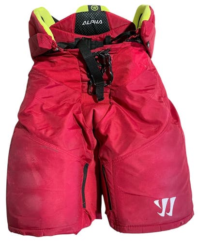 Warrior Alpha LX PRO Pro Stock Hockey Pants Large Red (Used) 8013