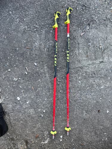 42in (105cm) Leki World Cup Lite SL Racing Ski Poles (Used)