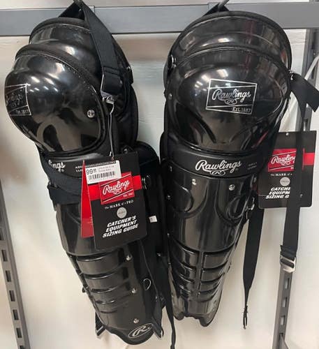 NEW! RAWLINGS Umpire Adult Leg Guards