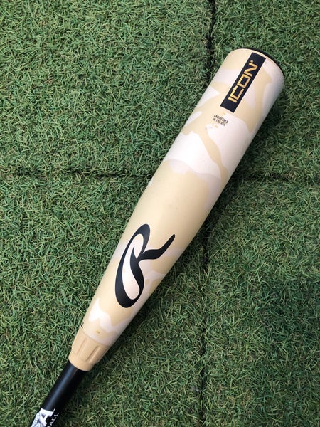 2025 Rawlings Icon Composite Bat USABat Certified (-12) Composite 17 oz 29" (Used)