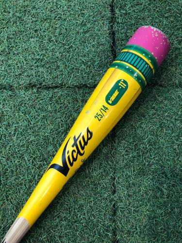 2024 Victus Vibe Alloy Bat USABat Certified (-11) Alloy 14 oz 25" (Used)