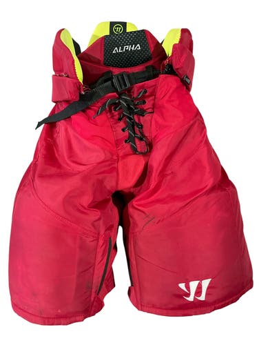 Warrior Alpha LX PRO Pro Stock Hockey Pants Large Red (Used) 2613