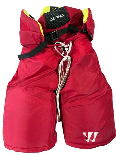 Warrior Alpha LX PRO Pro Stock Hockey Pants Large Red (Used) 2614