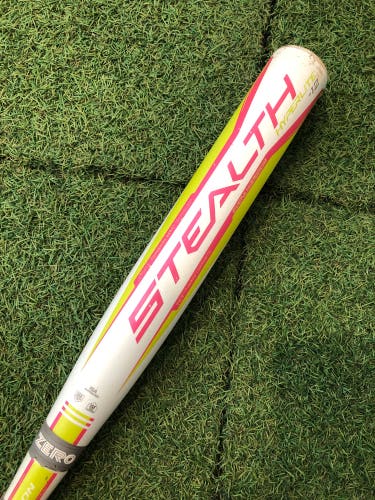 White 2018 Easton Stealth Hyperlite Composite Bat (-12) Composite 16 oz 28" (Used)