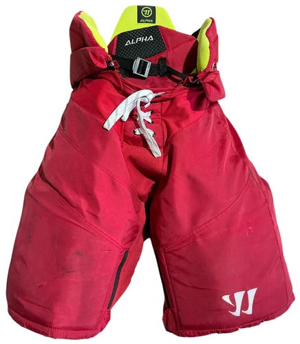 Warrior Alpha LX PRO Pro Stock Hockey Pants Medium Red (Used) 8016