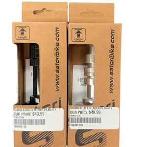 Satori Heads Up 4 Stem Extender 28.6mm New both stainless and black available-per item
