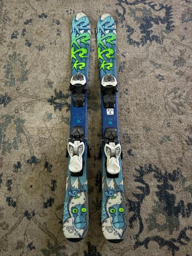 Kid's 2010 K2 Indy 100 cm All Mountain Skis (Used)