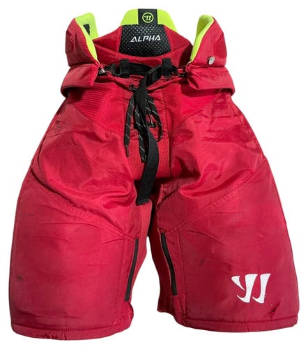 Warrior Alpha LX PRO Pro Stock Hockey Pants Medium Red (Used) 8019