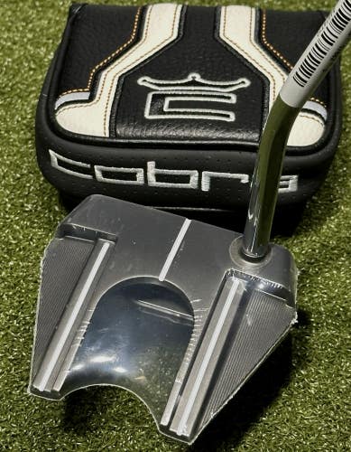 Cobra Vintage Nova Single Bend Fang Putter LEFT Hand 35" Inch w/ Cover LH NEW!