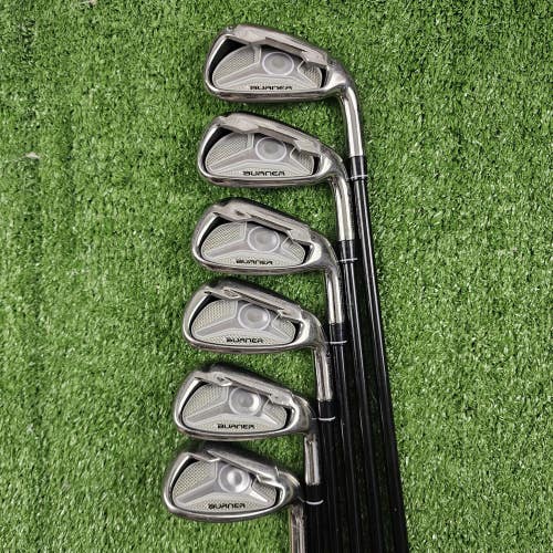 TaylorMade Burner 2009 Iron Set 6-PW SW REAX Superfast 55g Ladies Graphite RH