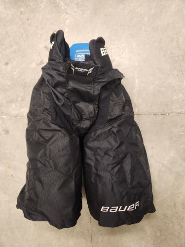Black Bauer Supreme ONE.8 Hockey Pant Girdle with Shell Men's Senior Small