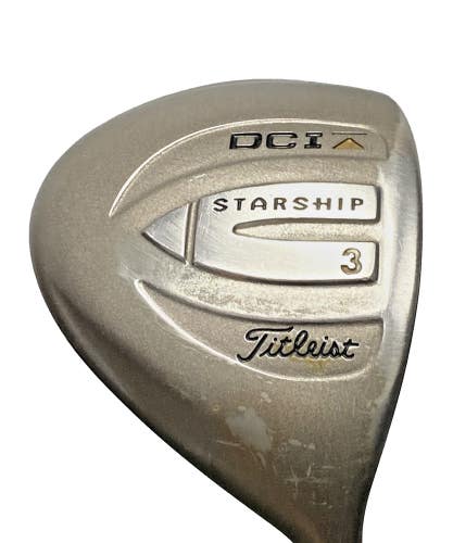 Titleist DCI Starship Gold Triangle 3 Wood RH Regular Steel 42" Original Grip HC