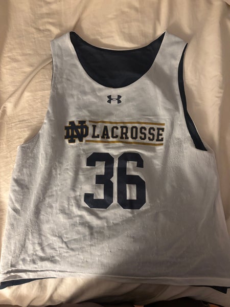 Notre Dame Lacrosse Reversible Large Men's Under Armour Jersey (Used)