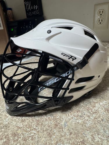 Cascade CPX-R Helmet player adult lacrosse lax white cpx r pll