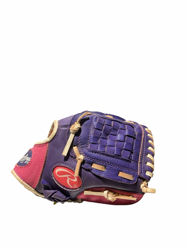 Used Rawlings Highlight Series Rh Throw Fastpitch Gloves Pink 10" 11834-s000052677