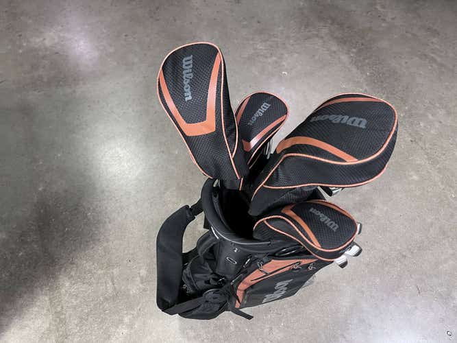 Wilson Player Fit Club Set Driver 3 Wood 4H-5H-6-PW+SW Putter Bag Regular RH
