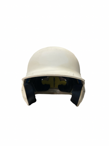 Used Rawlings Wht Baseball Helmet 6 7 8-7 5 8 Batting Helmet No Mask White One Size 11834-s000052633