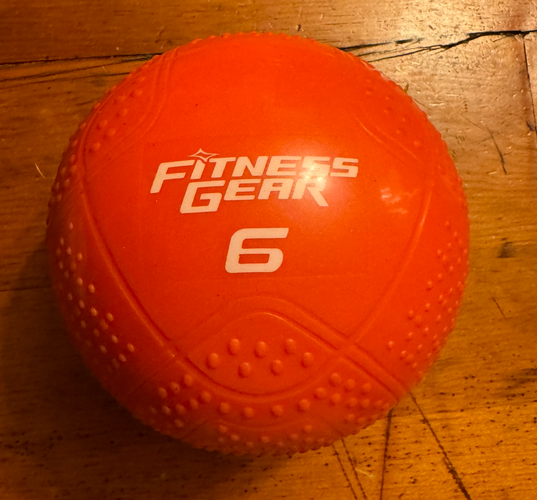 *MINT* Fitness Gear Medical Ball 6 lb (Orange)