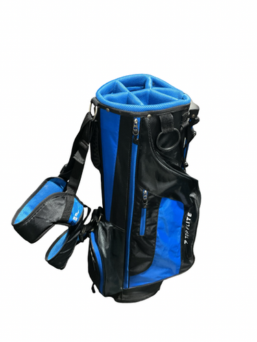 Used Top Flite Blk Blu Stand Bag Mens Stand Bag Royal Blue 11834-s000052611