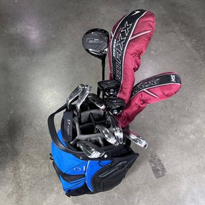 Wilson Deep Red MAXX Club Set Driver 3W 5W 3H-4H-5-PW+SW Putter Graphite RH BAG