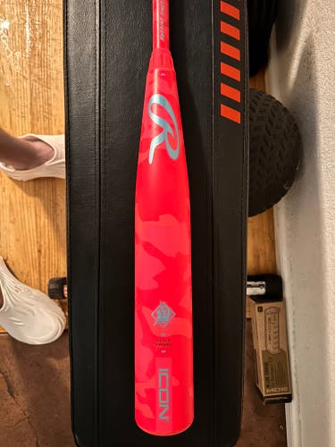 2025 Rawlings Icon Composite USSSA Certified Bat (-8) 24 oz 32" (Used)